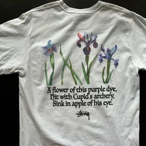 Stussy Flower Design T-Shirt | Size M